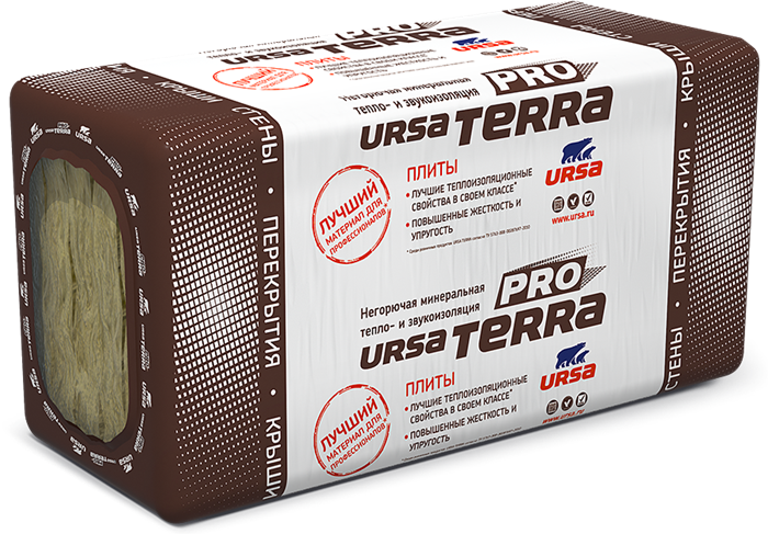 Тепло-звукоизоляция Ursa Terra 34PN PRO 1000х610х100мм XvWtIIJqh7JlDMtiOQ1HA2 - фото 47216