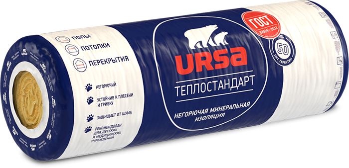 Утеплитель URSA GEO ТеплоСТАНДАРТ 44RN 6560х1220х50мм 09c2S0H1hJIFJCISBU8zx0 - фото 47290