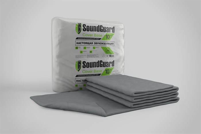 Звукоизоляционный мат SoundGuard Cover Base 5000х1500х10 мм (7,5 м2 в уп) ddb2heVMgl0XX-81MyHvl2 - фото 47744