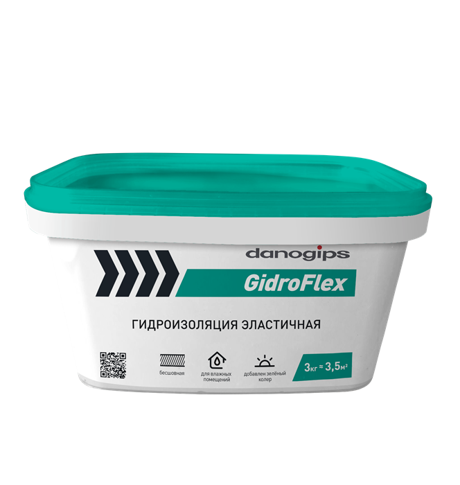 Гидроизоляция эластичная DANOGIPS GidroFlex 3 кг RPtzyfJ1jTCIQjcuKN1YF2 - фото 48154