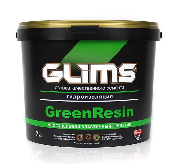 Эластичный герметик GLIMS-GreenResin многоцелевой, 7 кг k65naFSggFPUvBzjKV33Q3 - фото 48172