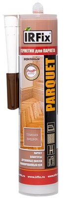 IRFIX PARQUET Акриловый герметик для паркета 310мл "Тёмная вишня" 20028 - фото 48361