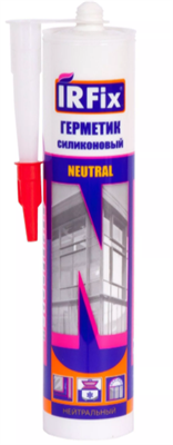 IRFIX NEUTRAL Герметик силиконовый нейтральный 310мл Белый 20017 - фото 48429