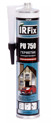 IRFIX PU-750 Полиуретановый герметик 300мл Серый 20146 - фото 48437