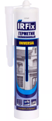 IRFIX UNIVERSAL Герметик силиконовый универсальный 310мл Серый 20032 - фото 48475