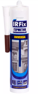 IRFIX UNIVERSAL Герметик силиконовый универсальный 310мл Коричневый 20033 - фото 48477