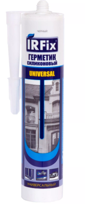 IRFIX UNIVERSAL Герметик силиконовый универсальный 310мл Черный 20034 - фото 48479