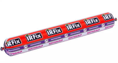IRFIX Герметик силиконовый нейтральный 600мл Белый 20047 - фото 48481