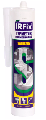 IRFIX SANITARY Герметик силиконовый санитарный 310мл Белый 20004 - фото 48491