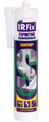 IRFIX SANITARY Герметик силиконовый санитарный 310мл Бесцветный 20005 - фото 48493