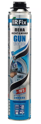 IRFIX GUN Пена монтажная профессиональная 750мл Зима 10012 - фото 48650