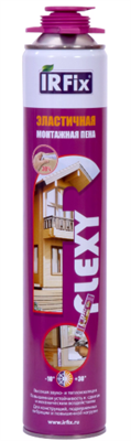 IRFIX FLEXY Пена монтажная профессиональная эластичная акустическая 800мл (всесезонная) 10027 - фото 48652
