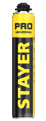 Пена STAYER BlackPRO WINDOW профессиональная, монтажная, пистолетная, всесезонная, 750мл d1g4ekc0hArrBeGYgsmK41 - фото 48692