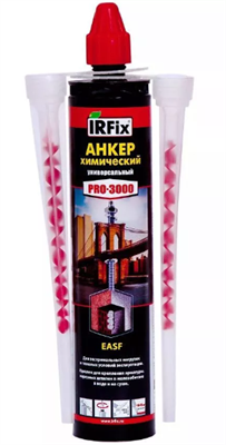IRFIX PRO-3000 EASF Химический анкер универсальный 300мл 20066 - фото 48756