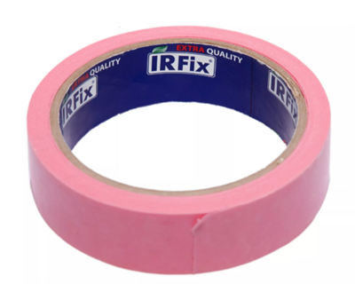 IRFIX EXTRA Малярная лента для деликатных поверхностей 25мм х 25м  розовая 30083 - фото 48865