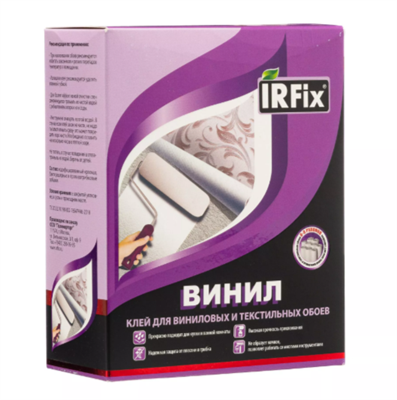 IRFIX Клей для обоев винил 300г 20090 - фото 48875