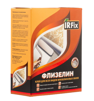 IRFIX Клей для обоев флизелин 250г 20091 - фото 48877