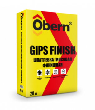 Obern Шпаклевка финишная GIPS FINISH 20 кг 22283 - фото 49077