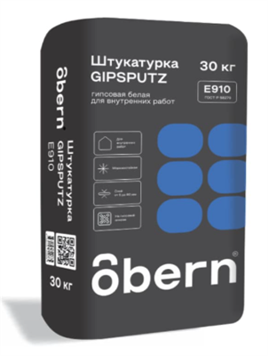 Obern GIPSPUTZ штукатурка гипсовая 30 кг 19012 - фото 49078