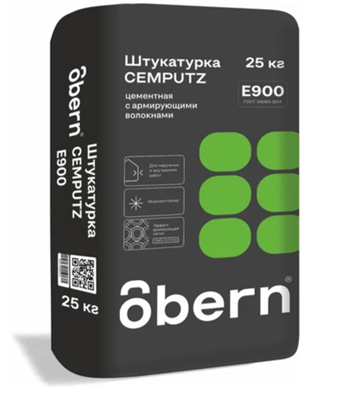 Штукатурка цементная CEMPUTZ с фиброй Е900 OBERN 25кг 18598 - фото 49081