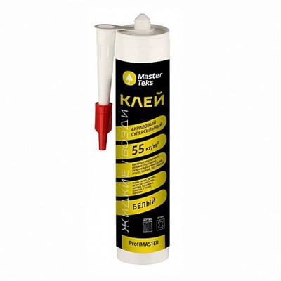 Клей акриловый суперсильный MasterTeks Profimaster, 430 г, белый Sv3xy0MUgFHGzsqM1XrcU0 - фото 49668