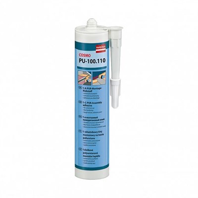 Клей монтажный полиуретановый Cosmo PU-100.110 (Cosmopur K1), 310 мл, бежевый puaptOEWiP6pN4drQb8HF1 - фото 49787