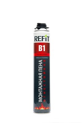 Пена монтажная REFIT Огнестойкая 820гр, профессиональная mpfQysHmggO10RIlTLXZ22 - фото 49848
