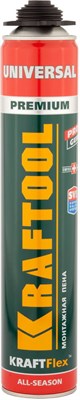 Пена монтажная KRAFTOOL KRAFTFLEX PREMIUM PRO профессиональная, пистолетная, всесезонная, 750 мл hMIzQSndhzmRAtGGO6ssV3 - фото 49878