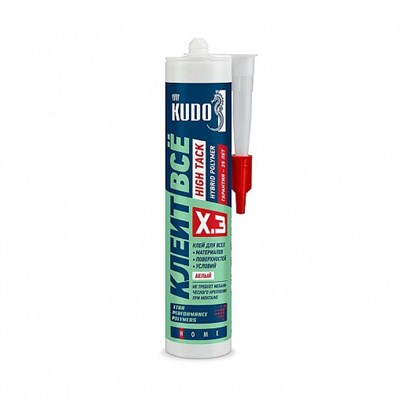 Клей Kudo High Tack KX-3W «Клеит все», гибридный, 280 мл, белый UaR4abTUgSdjh4gGY6N6m2 - фото 50118