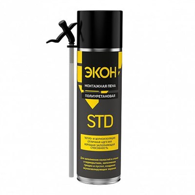 Бытовая монтажная пена Экон STD 3003619, летняя, 400 мл ad7DrhH5j7R1fZzXjXo9l2 - фото 50534