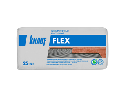 Плиточный клей Knauf FLEX эластичный 25 кг JYPV5TLUibtkDfINlkHo-0 - фото 50677