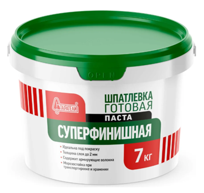 Шпаклевка готовая суперфинишная Старатели, 7 кг r6iwS65vjQPzemlxm0Zp53 - фото 50837