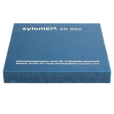 Виброизолирующий эластомер Sylomer SR 850 бирюзовый 1200х1500х12,5 мм 5220034240 - фото 50865