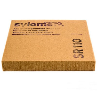 Виброизолирующий эластомер Sylomer SR 110 коричневый 1200х1500х12,5 мм 5220034241 - фото 50866