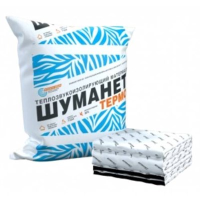 Мат звукоизоляционный Шуманет Термо 7000х1400х9 мм 5220034169 - фото 50888