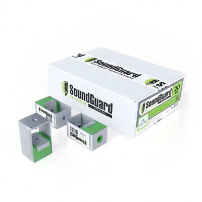 Виброизоляционное крепление SoundGuard Vibro Bis 8K 65х40х40 мм 20 шт в упаковке 5220035345 - фото 50905