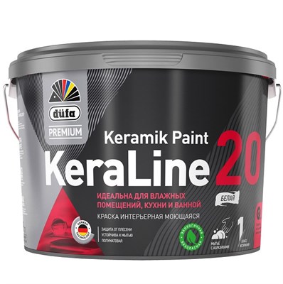Краска акриловая Dufa Premium Keraline 20 полуматовая база 1 2,5 л t4vM4WDCi7hKoNjHbkO522 - фото 51274