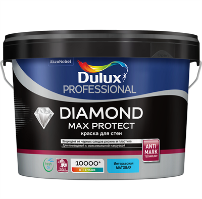 Краска для стен и потолков Dulux Diamond Max Protect база BC матовая 2,25 л QvvBl7M-jIKWd7Eo4BwDi1 - фото 51279
