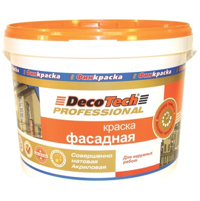 Краска фасадная DecoTech Professional 10 л Q7pi6twBhVAWBJ6oONoKT2 - фото 51302