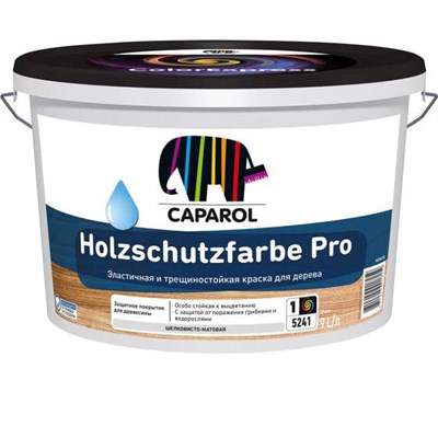Краска акриловая Caparol Holzschutzfarbe Pro для дерева база 1 9 л MG5ihCX7g7VDGACQGyAJv3 - фото 51311