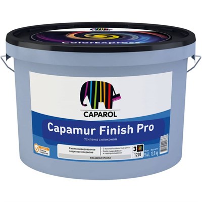 Краска водно-дисперсионная Caparol Capamur Finish Pro для наружных работ База 3 9,4 л zpd3DkQbgree3rmrjhJ3Y0 - фото 51316