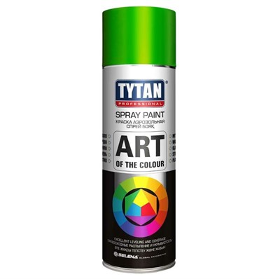 Краска аэрозольная флуоресцентная Tytan Professional Art of the colour зеленая 400 мл 000003718 - фото 51324