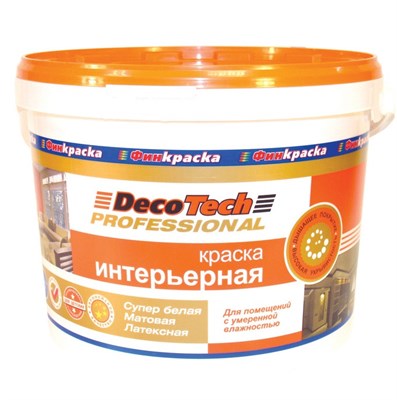 Краска интерьерная DecoTech Professional 3 л EbE44rMeiiEh-i91aj3vE2 - фото 51342