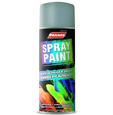 Краска аэрозольная Parade Spray Paint 335 серая 400 мл ApJ0HFLuiNsf0Dzrp5kgC3 - фото 51357