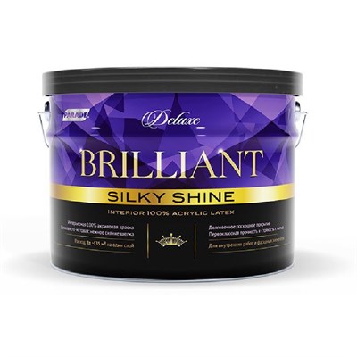 Краска интерьерная Parade Deluxe Brilliant silky shine База C 9 л QvaD3MWwj0WwVsMx4F1Aa2 - фото 51362