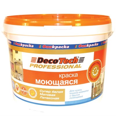 Краска интерьерная DecoTech Professional моющаяся база С 10 л VHbctIAKimQwf6ekIpX7n1 - фото 51364