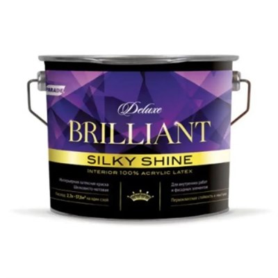 Краска интерьерная Parade Deluxe Brilliant silky shine База C 2,7 л duLlxLAvgFsdhUghnblt43 - фото 51365
