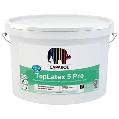 Краска интерьерная латексная Caparol TopLatex 5 Pro матовая база 3 9,4 л bwplLlrJgsyK5AFshDvEW1 - фото 51373