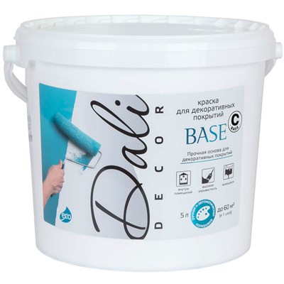 Краска акриловая Dali Decor Base 20289 для декоративных покрытий база С 5 л mO2OgLkwhy1V8WlMS55wZ0 - фото 51476
