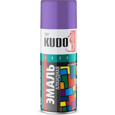 Эмаль аэрозольная универсальная Kudo KU-1021 сиреневая 520 мл 000016098 - фото 51502